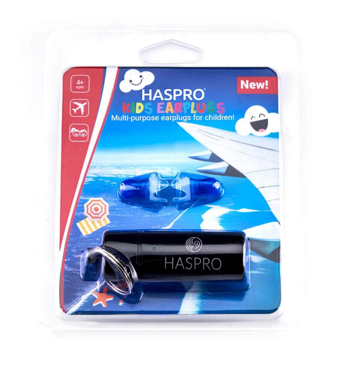 Haspro Fly Kids Universal, zatyczki do uszu, 1 para