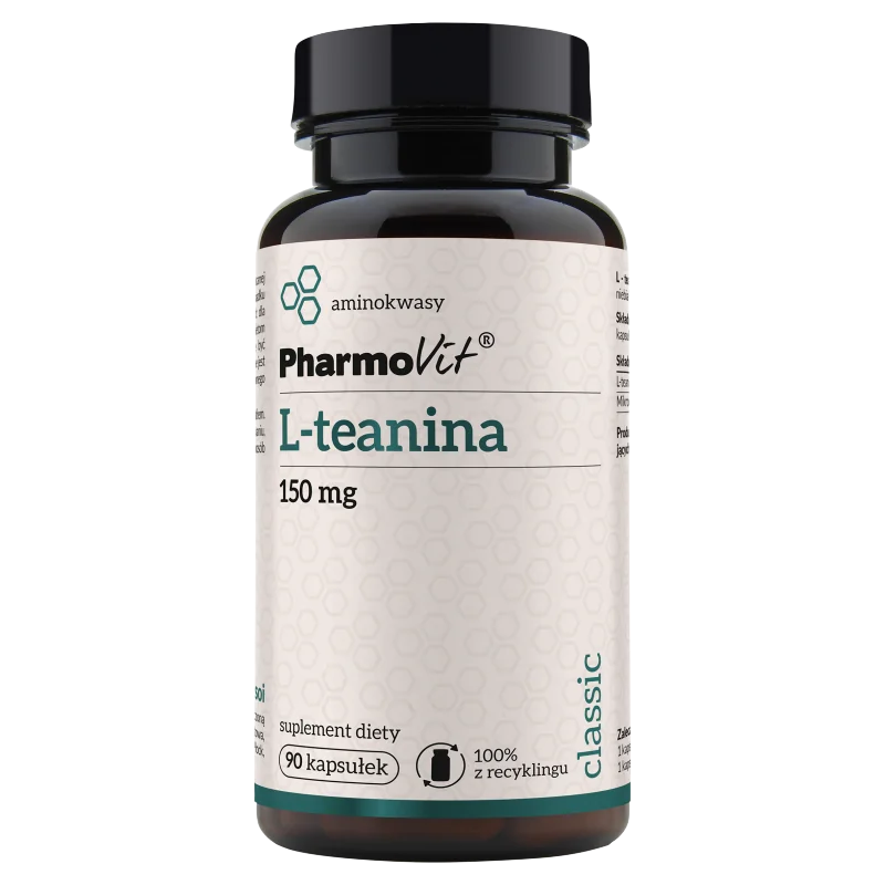 L-teanina Pharmovit, suplement diety, 90 kapsułek