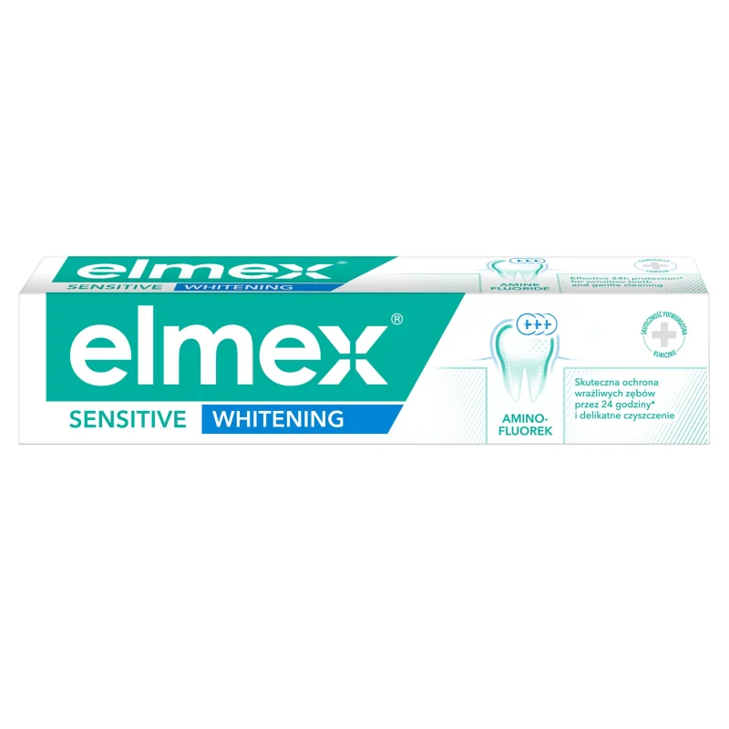 elmex® Sensitive Whitening pasta do zębów, 75 ml