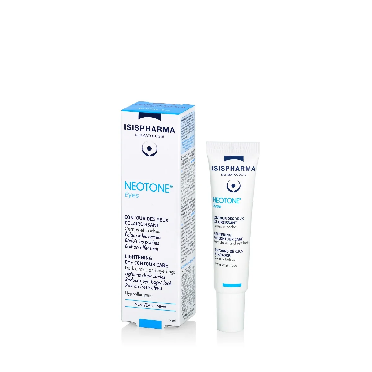 Isispharma Neotone Eyes, krem rozjaśniający cienie wokół oczu, 15 ml