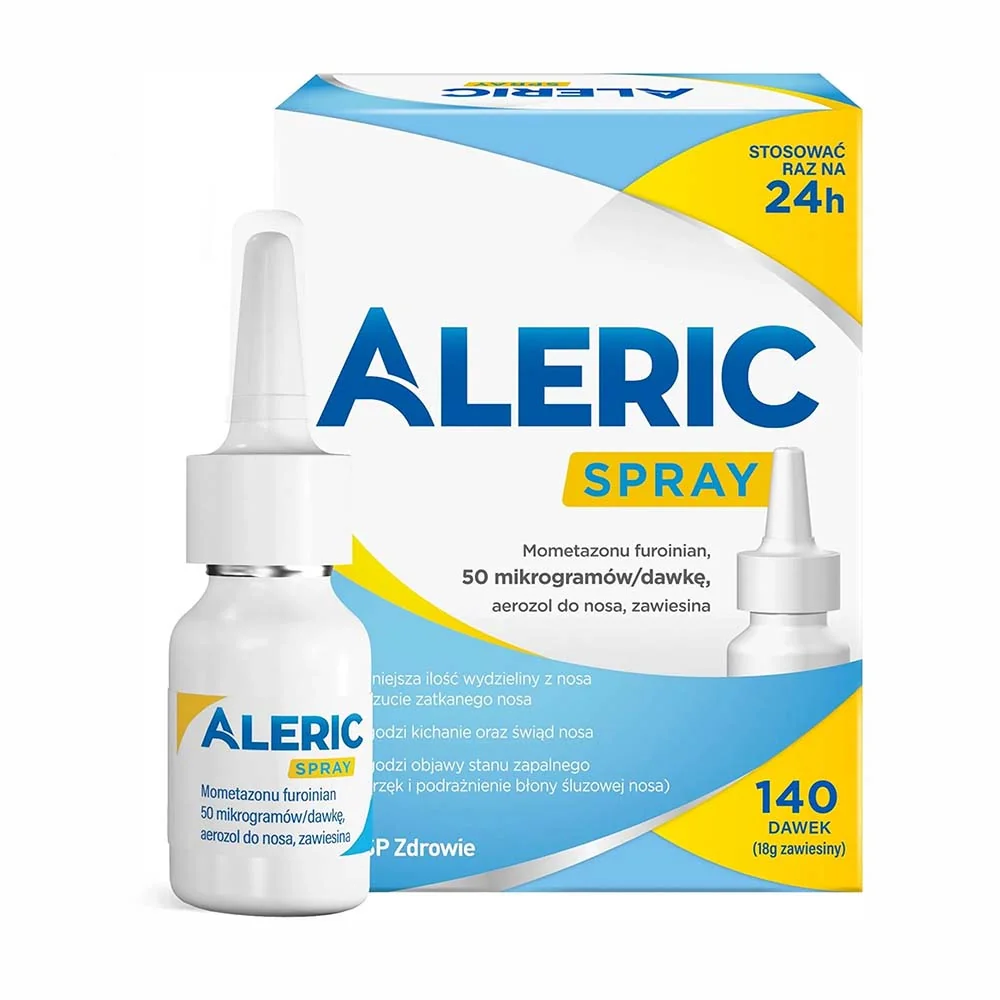 Aleric Spray 50 μg/dawkę aerozol do nosa zawiesina, 140 dawek