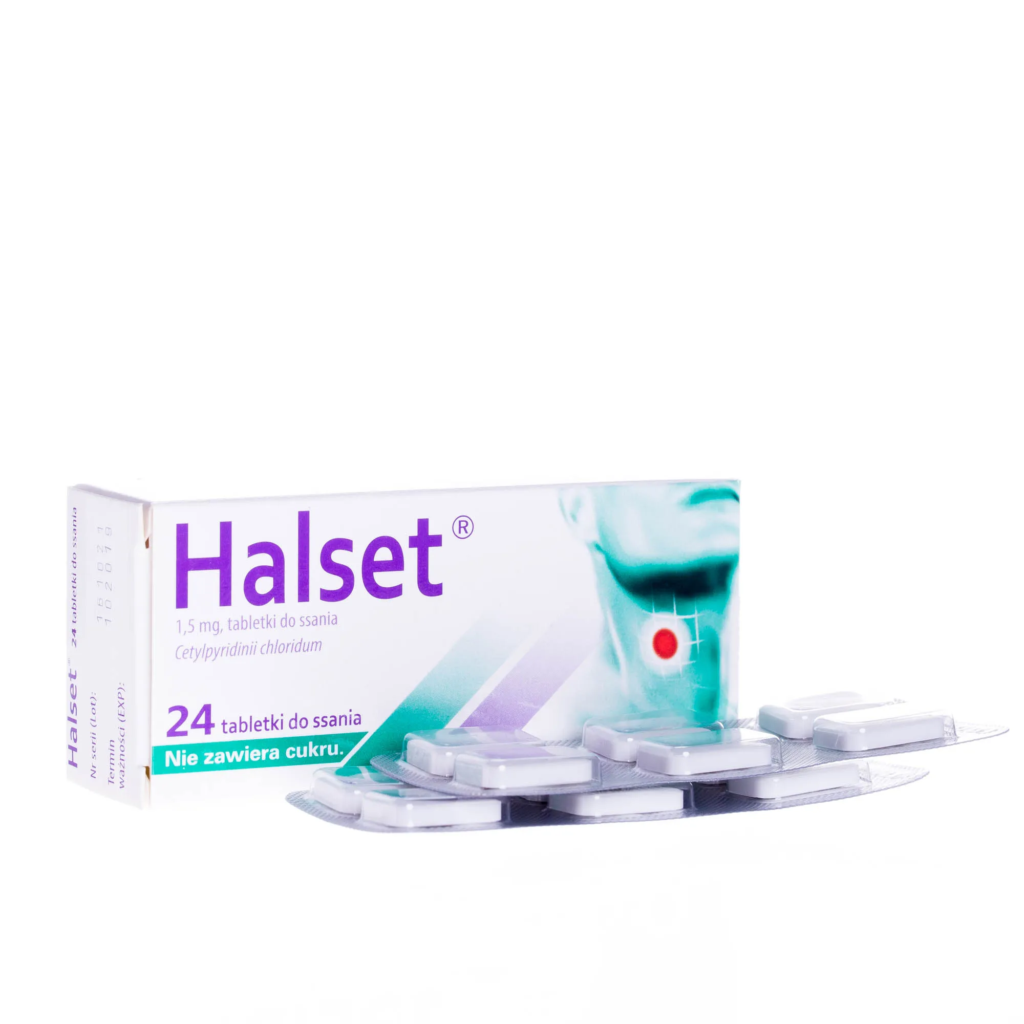 Halset, 1,5 mg, 24 tabletki do ssania 