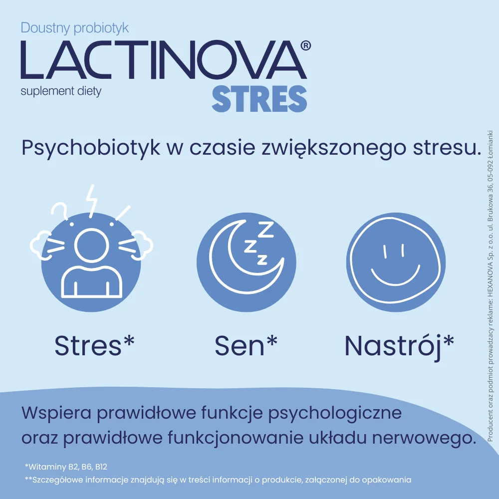 Lactinova stres 28 kapsułek