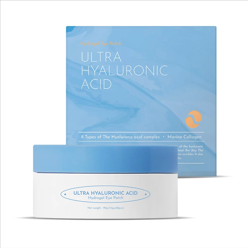 Orjena Hydrogel Eye Patch Ultra Hyaluronic Acid, hydrożelowe płatki pod oczy z kwasem hialuronowym, 60 szt., 90 g (60 szt. x 1,5 g)