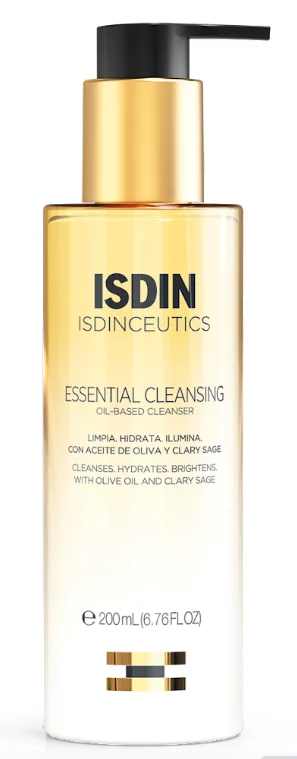 ISDIN Isdinceutics Essential Cleansing, Oczyszczający olejek do mycia twarzy, 200 ml