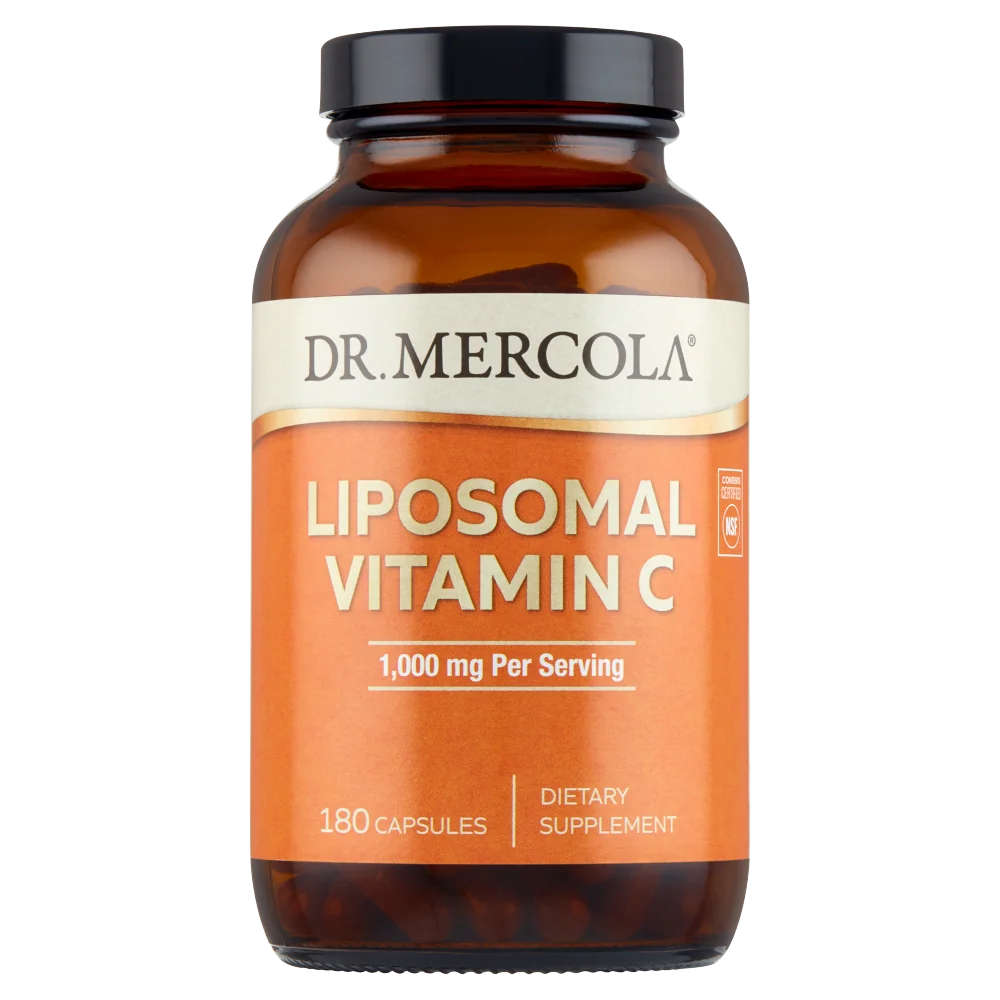 Dr.Mercola Liposomalna Witamina C, suplement diety, 180 kapsułek