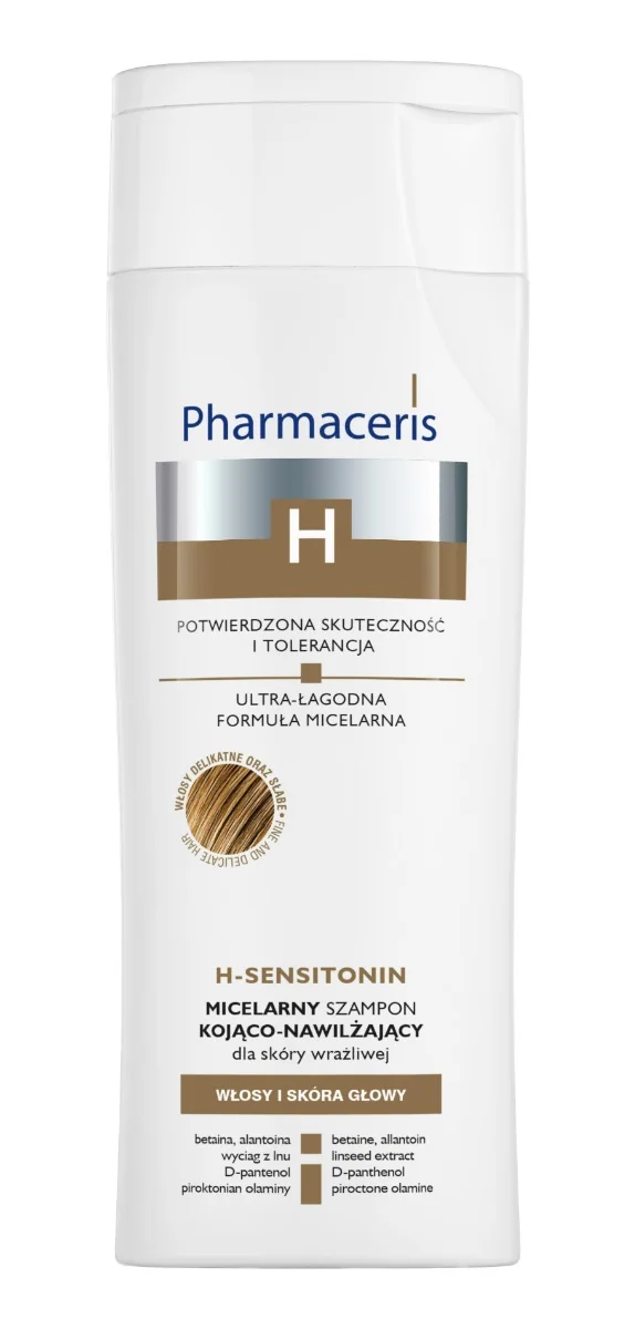 Pharmaceris H Sensitonin, micelarny szampon kojąco-nawilżający, 250 ml