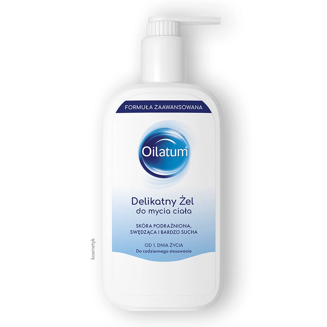 Oilatum Formuła, Zaawansowana Delikatny żel do mycia ciała, 400 ml