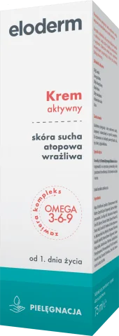 Eloderm, krem aktywny od 1-go dnia życia, 75 ml