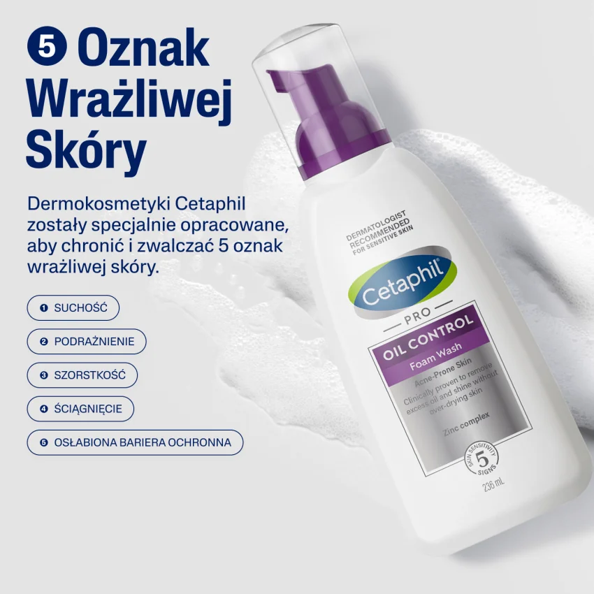 Cetaphil Pro Oil Control pianka do mycia, 236 ml