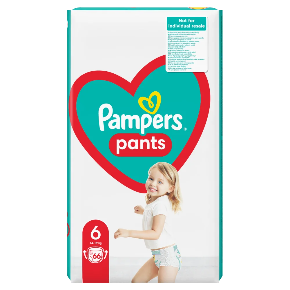 Pampers Pants 6 pieluchomajtki, 132 szt.