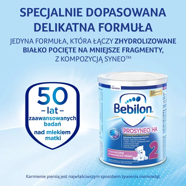 Bebilon Prosyneo HA 2 mleko następne dla niemowląt po 6. miesiącu, 400 g