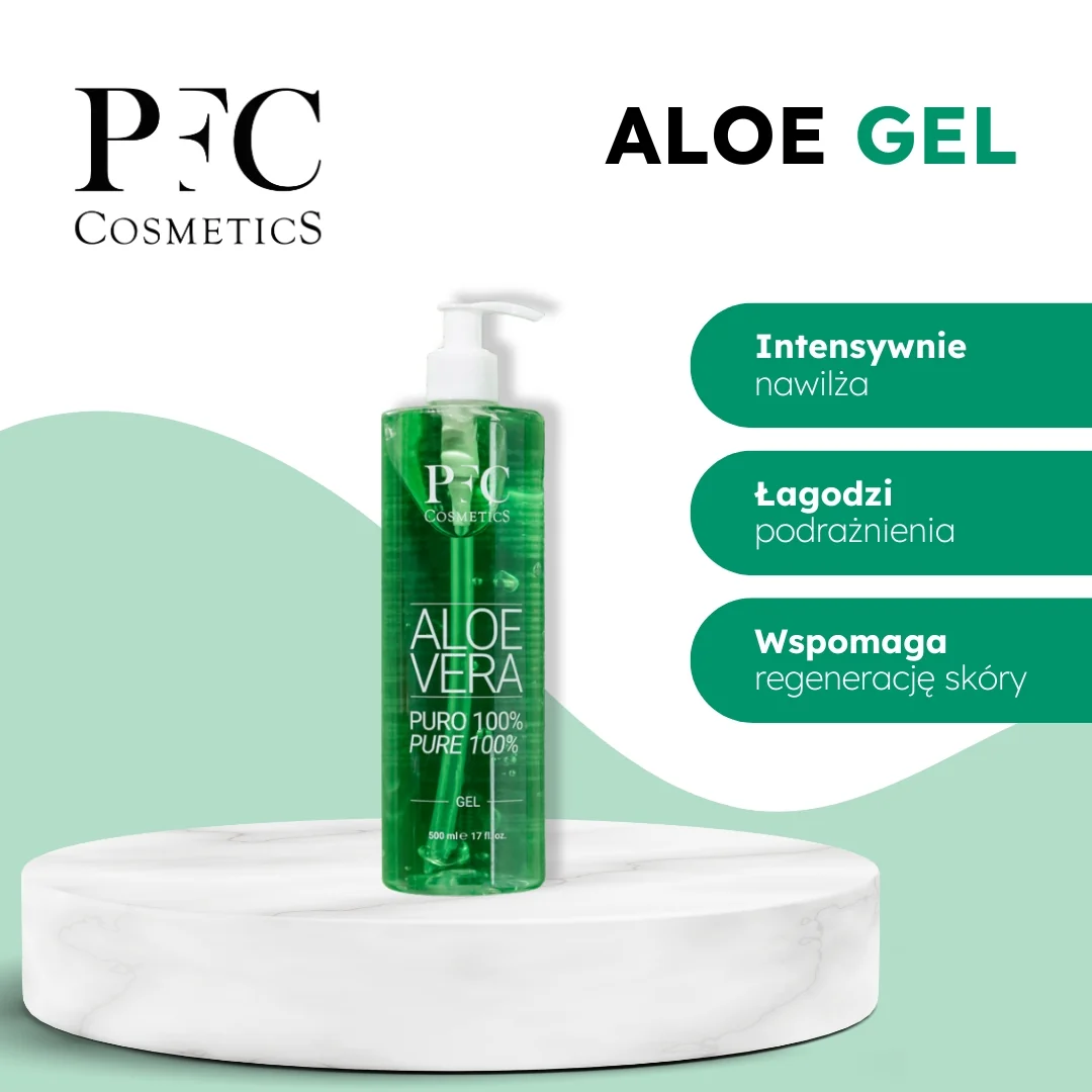 PFC Cosmetic Aloe Vera żel do ciała 100%, 500 ml