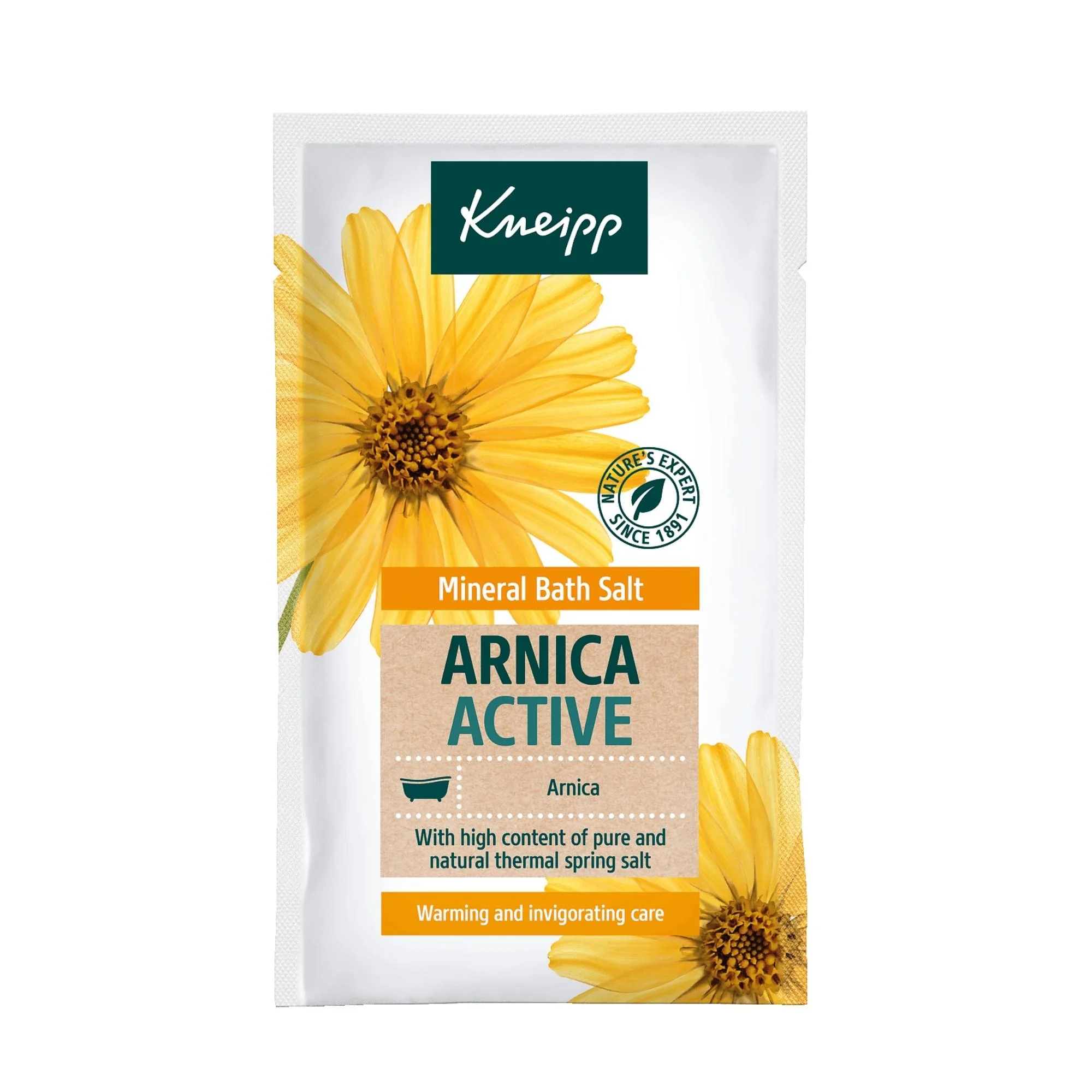 Kneipp Joint & Muscle, Kryształki do kąpieli z soli mineralnej Arnika, 60 g