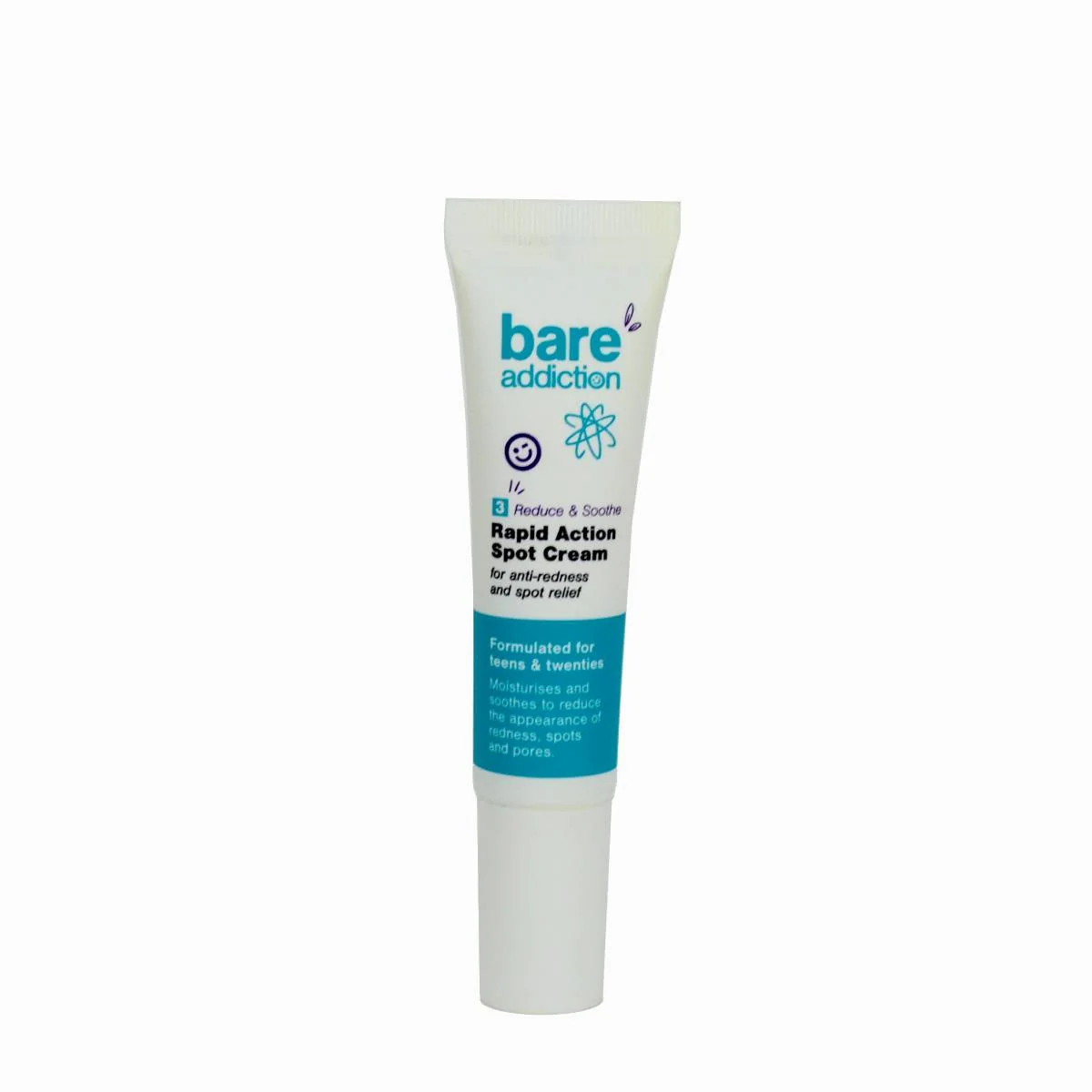 Bare Addiction Skincare Rapid Action Spot Cream, punktowy krem o szybkim działaniu, 15 ml