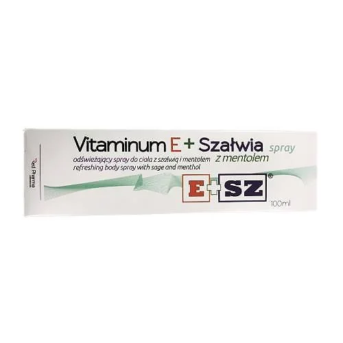 Red Pharma Vitaminum E + Szałwia spray z mentolem, 100ml