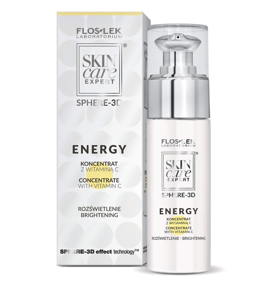 Flos-Lek Skin Care Expert Sphere 3D, Energy, koncentrat z witaminą C 3%, 30 ml