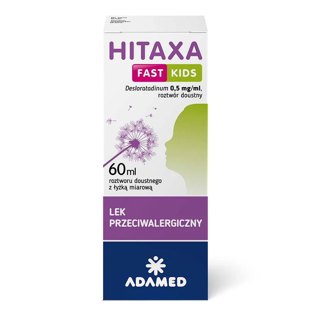 Hitaxa Fast Kids, 500mcg/ml, roztwór doustny, 60 ml