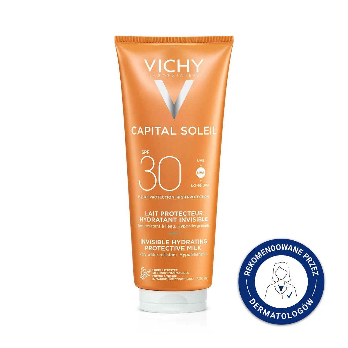 Vichy Idéal Soleil ochronne mleczko do twarzy i ciała SPF 30, 300 ml