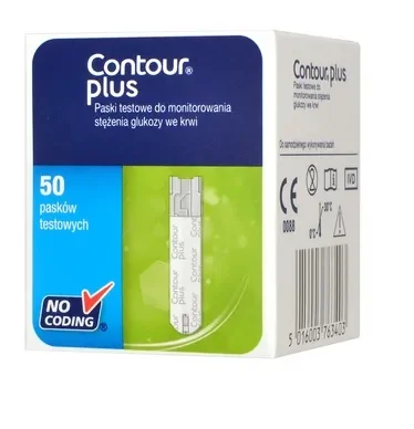 Test Contour Plus, test paskowy, 50 sztuk