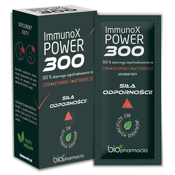 Biofarmacja Immunox Power 300, 14 saszetek