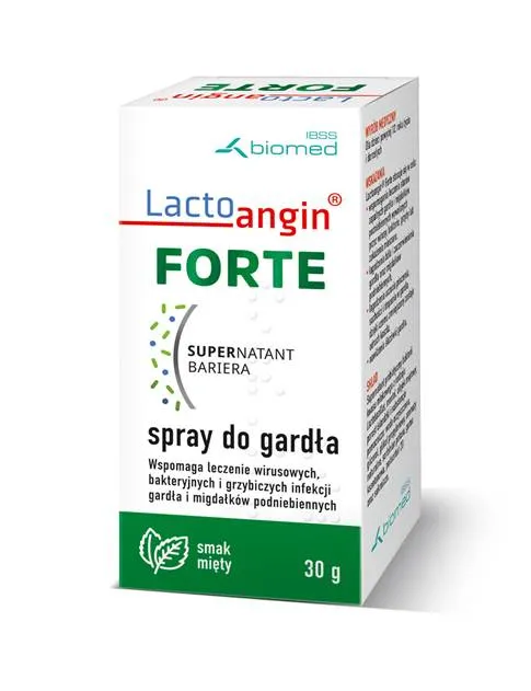 Lactoangin Forte, aerozol do gardła, 30 g
