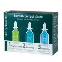 Skincyclopedia Blemish Correct Guide profesjonalny zestaw na niedoskonałości, 3 x 15 ml