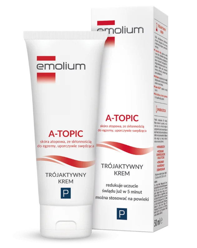 Emolium P A-Topic Krem trójaktywny, 50 ml