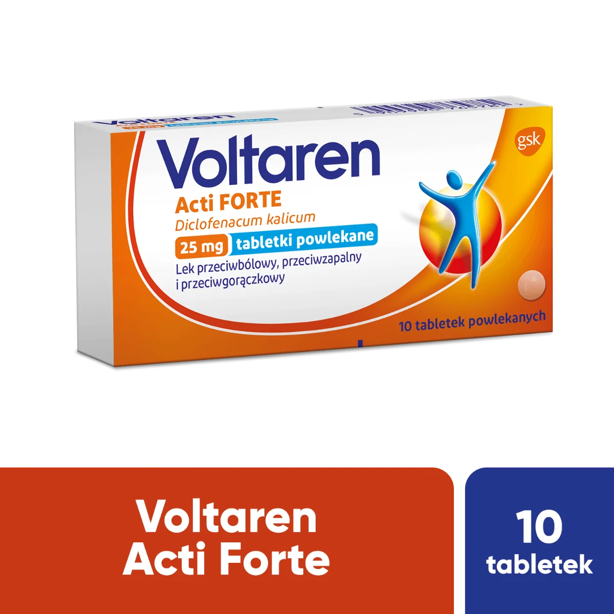 Voltaren Acti Forte, 25 mg, 10 tabletek