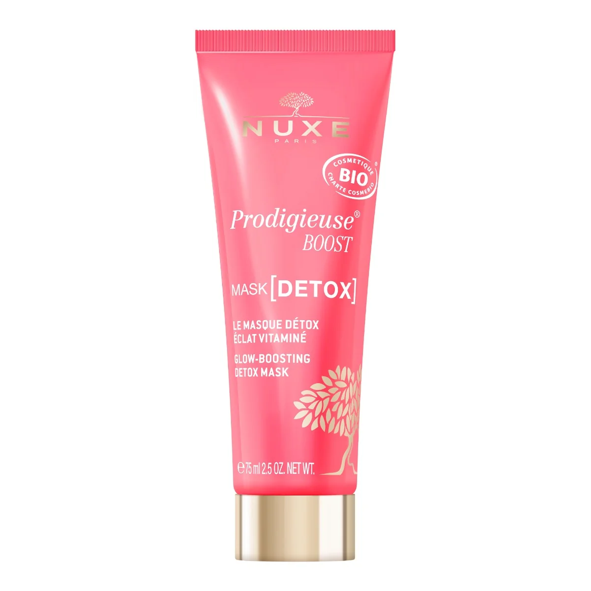 NUXE Prodigieuse® Boost Mask Detox rozświetlająca maska detoksykująca, 75 ml