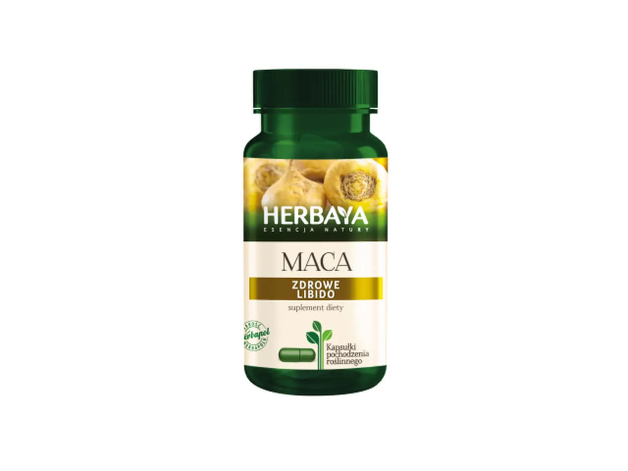 Herbaya Maca Zdrowe Libido, suplement diety, 60 kapsułek