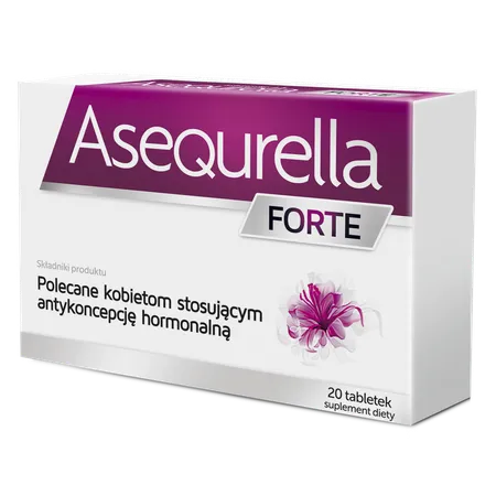 Asequrella Forte, suplement diety, 20 tabletek