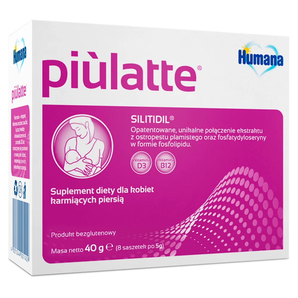 Humana Piulatte, 5 g x 8 saszetek