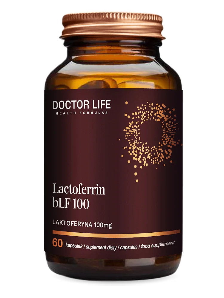 Doctor Life Laktoferyna Lactoferrin bLF 100 mg 60 kapsułek