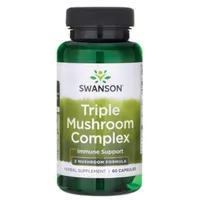 Swanson, Triple mushroom complex, suplement diety, 60 kapsułek