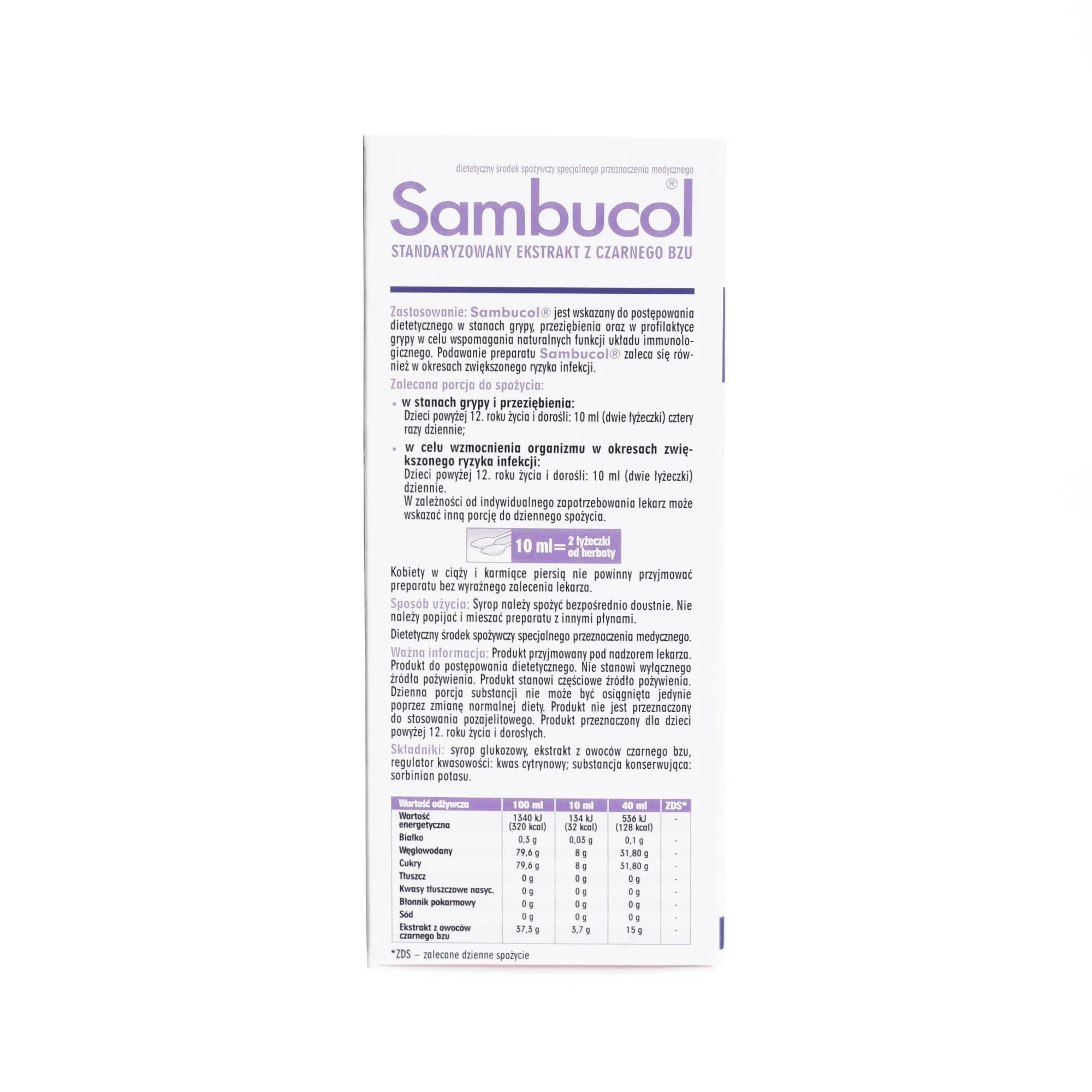 Sambucol Original Formula, syrop, 120 ml 