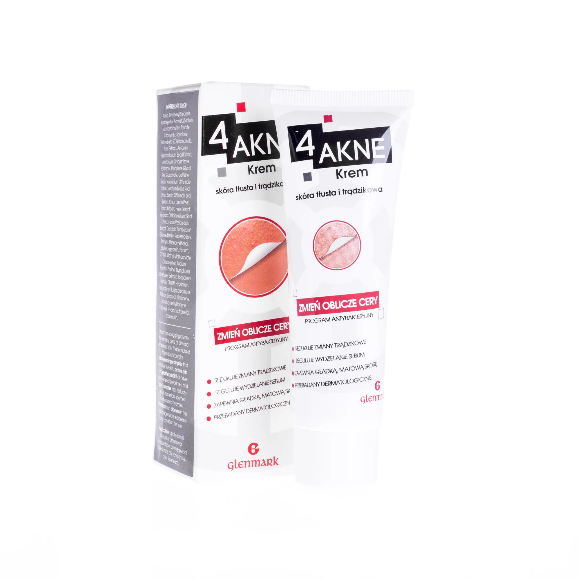 4AKNE - Krem do skóry tłustej i trądzikowej, 50 ml 