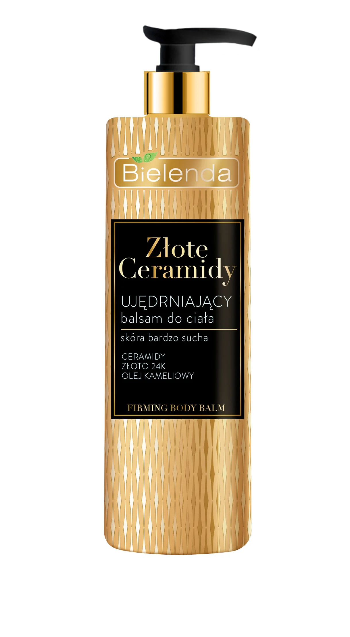 Bielenda Złote Ceramidy,, balsam do ciała ujędrniający, 400 ml