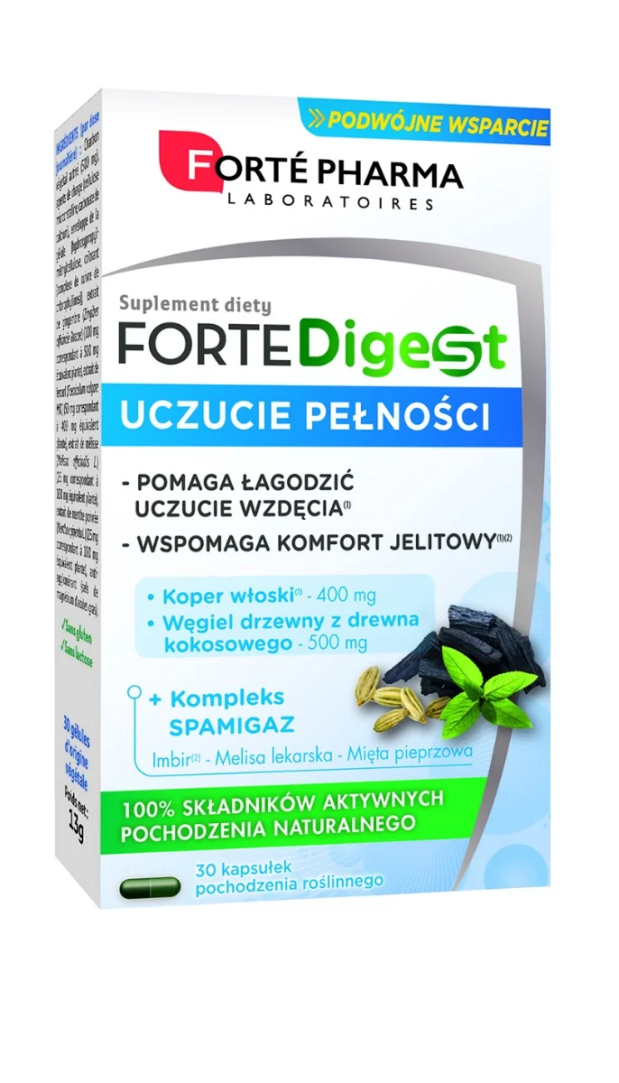 Forte Digest Uczucie Pełności, suplement diety, 30 kapsułek