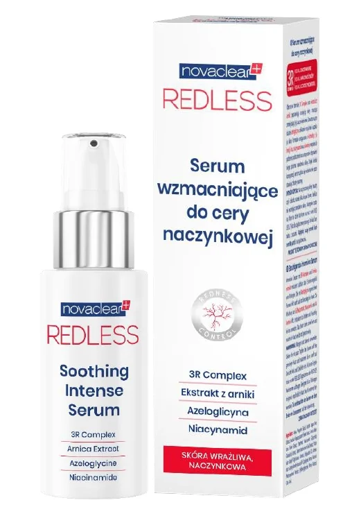 Novaclear Redless, Serum wzmacniające do cery naczynkowej, 30 ml