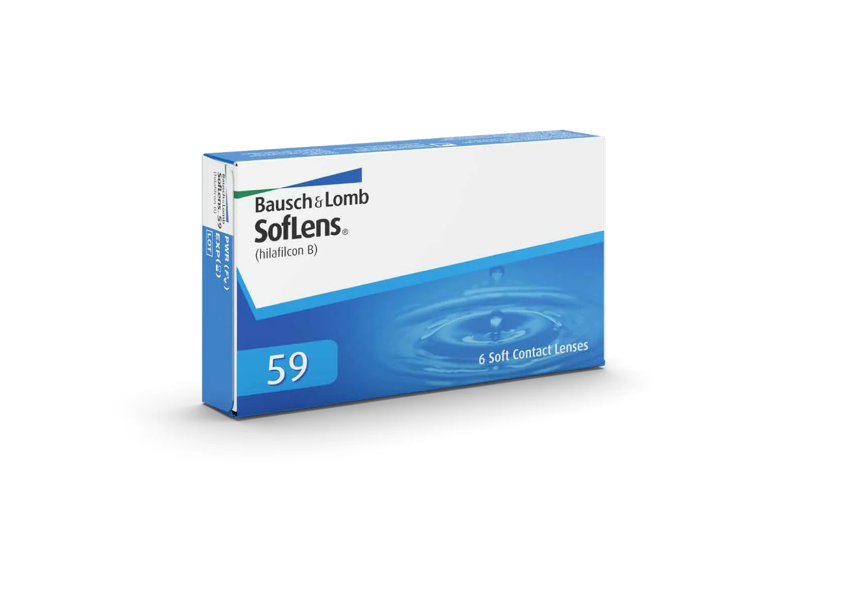 Bausch+Lomb Soflens Comfort (SofLens 59), soczewki kontakowe miesięczne -8,00, 6 szt.