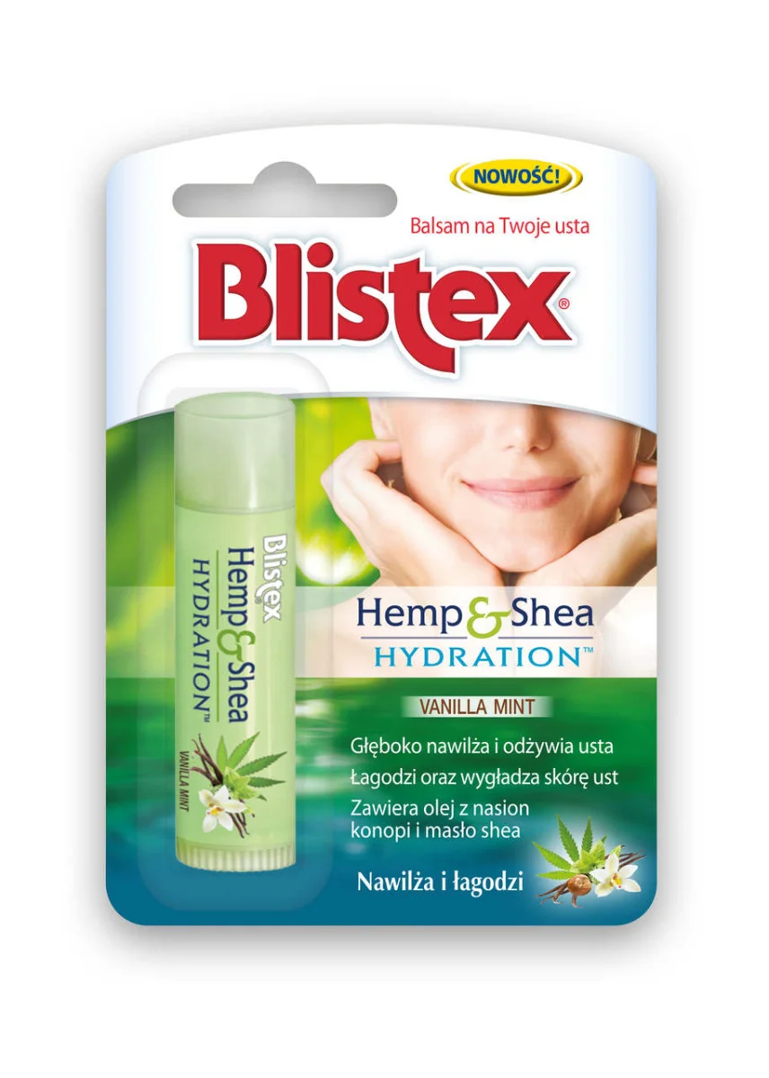 Blistex Hemp & Shea, balsam do ust, 4,25 g