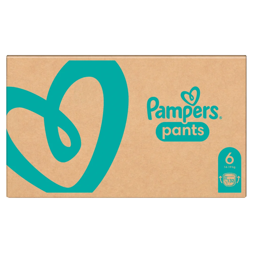 Pampers Pants 6 pieluchomajtki, 132 szt.