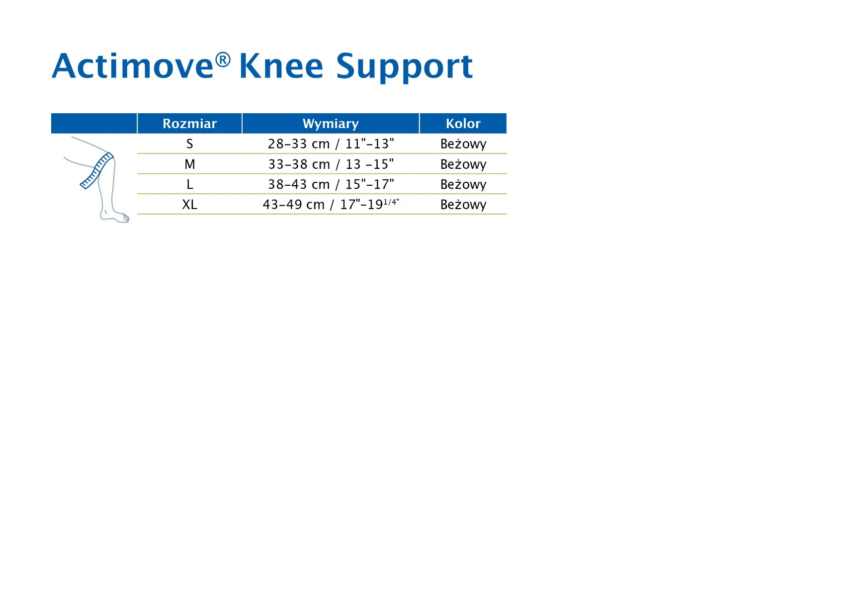 Actimove Arthritis Care opaska stawu kolanowego dla osób z zapaleniem stawów rozmiar L, 1 szt.