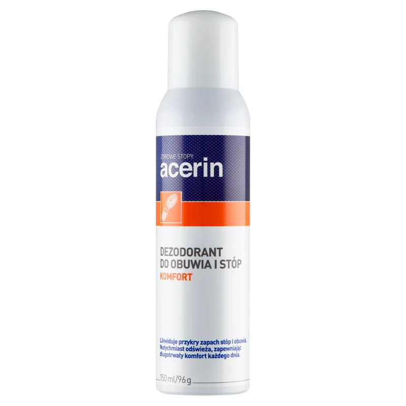 Acerin zdrowe stopy, dezodorant do obuwia i stóp komfort, 150 ml