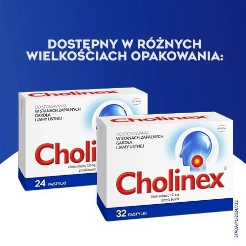 Cholinex 24 pastylki twarde