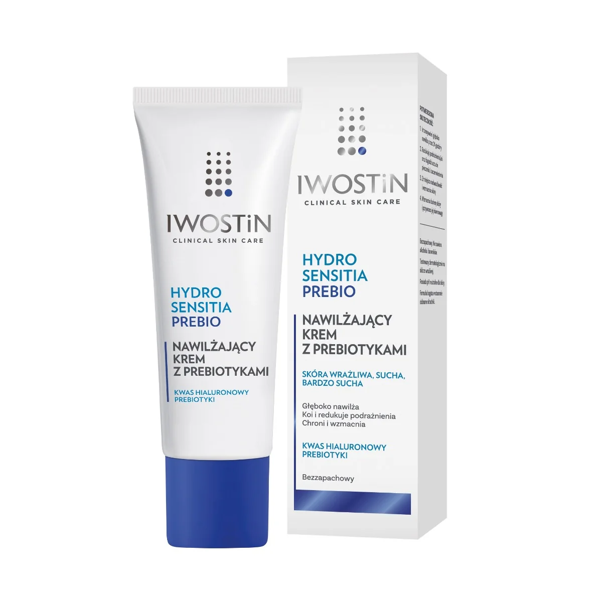 Iwostin Hydro Sensitia Prebio krem nawilżający z prebiotykami, 50 ml