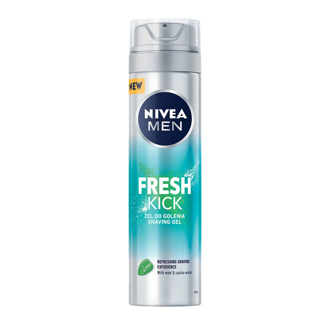 Nivea Men Fresh Kick Żel do golenia, 200 ml