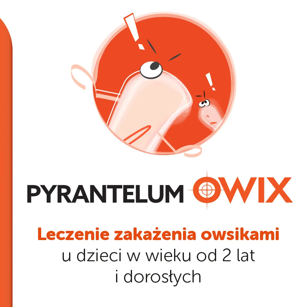 Pyrantelum Owix, 0,25mg/5ml, zawiesina doustna, 15 ml 