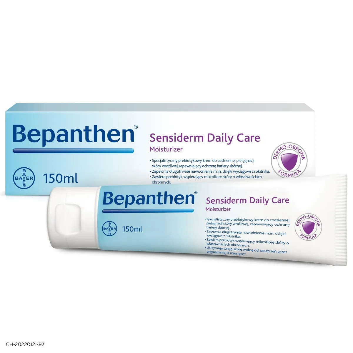 Bepanthen Sensiderm Daily Care, krem, 150 ml 